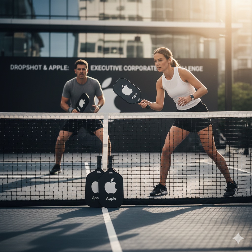 Corporate pickleball event